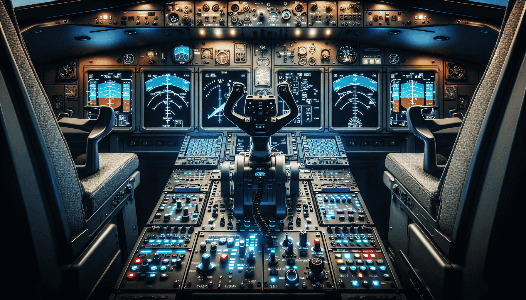 Flight simulator cockpit